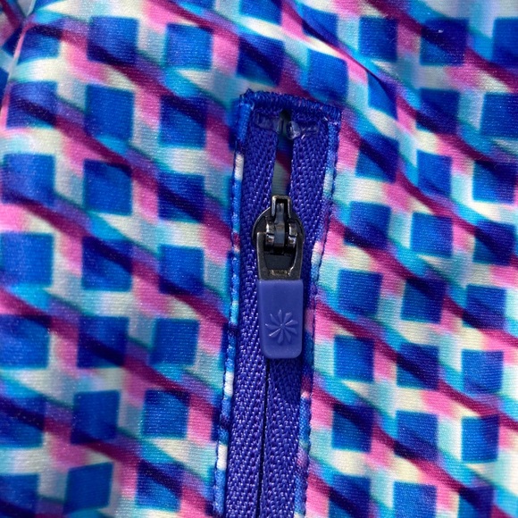 Athleta Vivid Sonar Capri Crop Leggings Medium - Picture 9 of 16